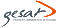 Logo "Gesat" - Innovation, compétences et handicap - Belgique