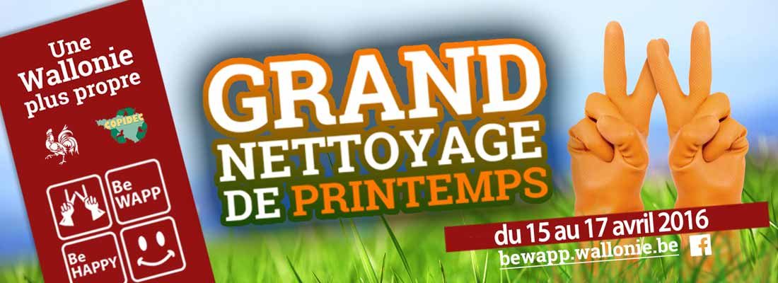 "Grand Nettoyage de Printemps" - Opération Be WAPP 2016