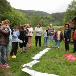 Une photo de l'article de la journée du 25 mai 2016 en classes vertes à Maboge.