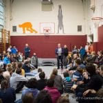 Une photo du cross organisé par les professeurs d'éducation physique du Saulchoir - Les Colibris