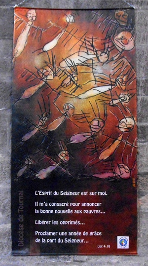 Drapé - Jubilé 2000 - ART et différences - École spécialisée : Les Colibris