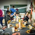 Le déjeuner pédagogique d'Halloween 2016 du Saulchoir organisé par Sylvie Delaunoy et Isabelle Martinache