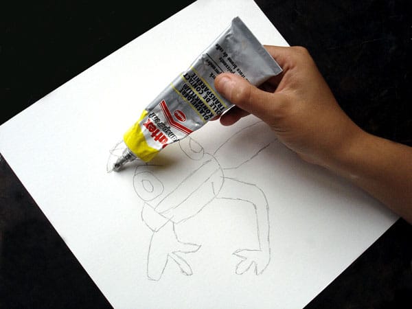 L'illustration au henné : Illustration d'une étape du déroulement de cours d'une fiche d'activité (fiche de cours) de l'atelier ART et différences destinée à l'enseignement spécialisé