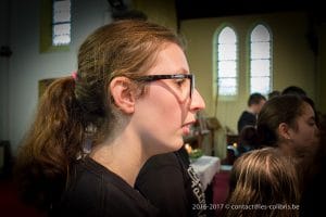 Une photo de la célébration de Noël 2016 du Saulchoir dans l'église de Kain-la-Tombe - École "Les Colibris"