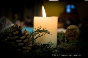 Une photo de la célébration de Noël 2016 du Saulchoir dans l'église de Kain-la-Tombe - École "Les Colibris"