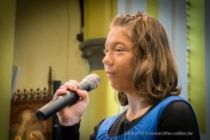 Une photo de la célébration de Noël 2016 du Saulchoir dans l'église de Kain-la-Tombe - École "Les Colibris"