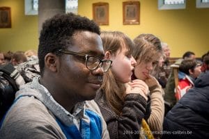 Une photo de la célébration de Noël 2016 du Saulchoir dans l'église de Kain-la-Tombe - École "Les Colibris"