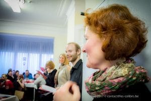 Une photo du goûter de Noël et du grand jeu musical 2016 du Ricochet - Ecole "Les Colibris"