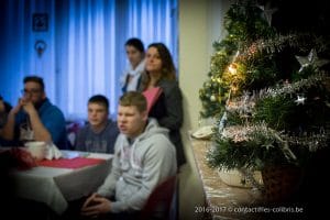 Une photo du goûter de Noël et du grand jeu musical 2016 du Ricochet - Ecole "Les Colibris"