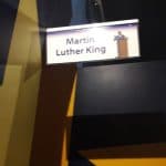 Une photo de l'exposition d'Abraham à Martin Luther King des itinéraires de croyants à l'Ancienne Chapelle des Carmes à Lille