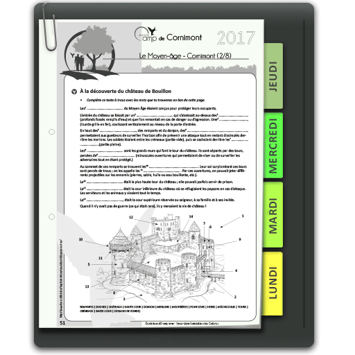 Illustration d'une page du Petit Routard du Saulchoir - Carnet de voyage - Cornimont 2017