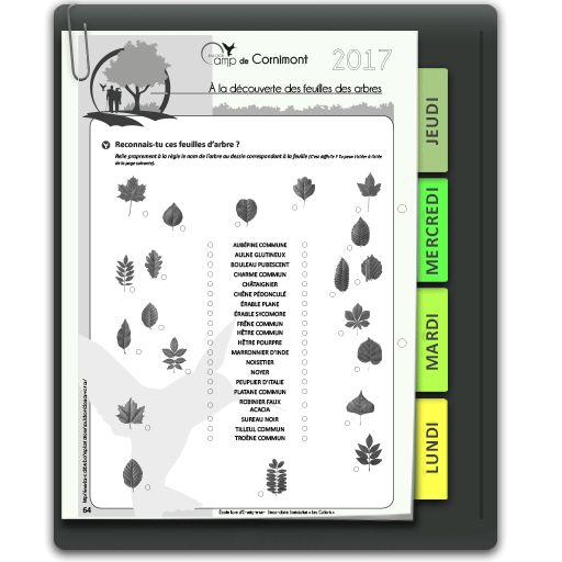 Illustration d'une page du Petit Routard du Saulchoir - Carnet de voyage - Cornimont 2017