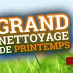 Une bannière de l'opération "Grand Nettoyage de Printemps" Opération Be Wapp 2017
