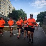 Les 20km de Bruxelles 2017 avec deux élèves de l'Étincelle : Justine et Estelle - Les Colibris