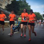 Les 20km de Bruxelles 2017 avec deux élèves de l'Étincelle : Justine et Estelle - Les Colibris