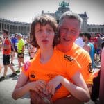 Les 20km de Bruxelles 2017 avec deux élèves de l'Étincelle : Justine et Estelle - Les Colibris