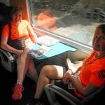 Les 20km de Bruxelles 2017 avec deux élèves de l'Étincelle : Justine et Estelle - Les Colibris