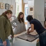 Préparation de l'exposition d'ART et différences à la Maison de la culture de Tournai - 2017 - Saulchoir - Colibris