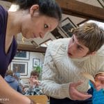 Préparation de l'exposition d'ART et différences à la Maison de la culture de Tournai - 2017 - Saulchoir - Colibris