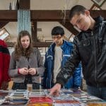 Préparation de l'exposition d'ART et différences à la Maison de la culture de Tournai - 2017 - Saulchoir - Colibris