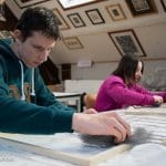 Préparation de l'exposition d'ART et différences à la Maison de la culture de Tournai - 2017 - Saulchoir - Colibris