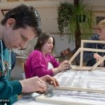 Préparation de l'exposition d'ART et différences à la Maison de la culture de Tournai - 2017 - Saulchoir - Colibris