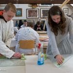 Préparation de l'exposition d'ART et différences à la Maison de la culture de Tournai - 2017 - Saulchoir - Colibris