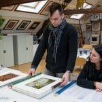 Préparation de l'exposition d'ART et différences à la Maison de la culture de Tournai - 2017 - Saulchoir - Colibris