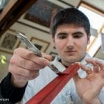 Préparation de l'exposition d'ART et différences à la Maison de la culture de Tournai - 2017 - Saulchoir - Colibris