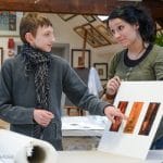 Préparation de l'exposition d'ART et différences à la Maison de la culture de Tournai - 2017 - Saulchoir - Colibris