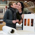 Préparation de l'exposition d'ART et différences à la Maison de la culture de Tournai - 2017 - Saulchoir - Colibris