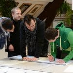 Préparation de l'exposition d'ART et différences à la Maison de la culture de Tournai - 2017 - Saulchoir - Colibris