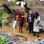 Préparation de l'exposition d'ART et différences à la Maison de la culture de Tournai - 2017 - Saulchoir - Colibris