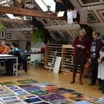 Préparation de l'exposition d'ART et différences à la Maison de la culture de Tournai - 2017 - Saulchoir - Colibris