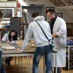 Préparation de l'exposition d'ART et différences à la Maison de la culture de Tournai - 2017 - Saulchoir - Colibris