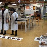 Préparation de l'exposition d'ART et différences à la Maison de la culture de Tournai - 2017 - Saulchoir - Colibris