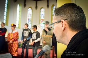 Une photo de la célébration de Noël 2017 du Saulchoir - Les Colibris