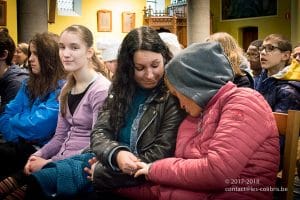 Une photo de la célébration de Noël 2017 du Saulchoir - Les Colibris