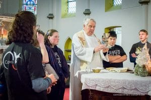 Une photo de la célébration de Noël 2017 du Saulchoir - Les Colibris