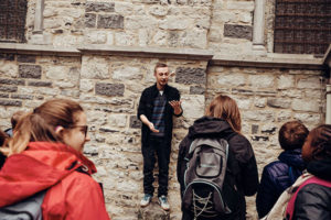 Une photo de la sortie du Carrick à la découverte du patrimoine tournaisien 2017