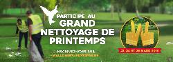 Une photo de l'opération "Grand Nettoyage de Printemps" Opération Be Wapp 2018