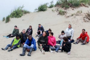 Une photo de la classe de mer du Saulchoir, de l'Étincelle et du Carrick - 2018