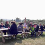 Une photo de la classe de mer du Saulchoir, de l'Étincelle et du Carrick - 2018