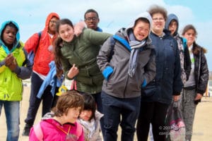 Une photo de la classe de mer du Saulchoir, de l'Étincelle et du Carrick - 2018