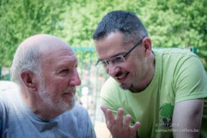 Une photo de la première marche de l'école "Les Colibris"