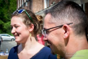 Une photo de la première marche de l'école "Les Colibris"