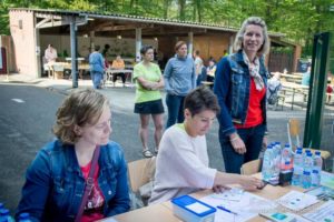 Une photo de la première marche de l'école "Les Colibris"