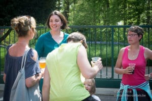 Une photo de la première marche de l'école "Les Colibris"