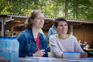 Une photo de la première marche de l'école "Les Colibris"