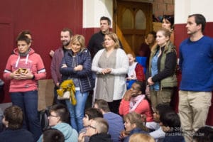 Une photo de la remise de prix de la course interclasse 2018